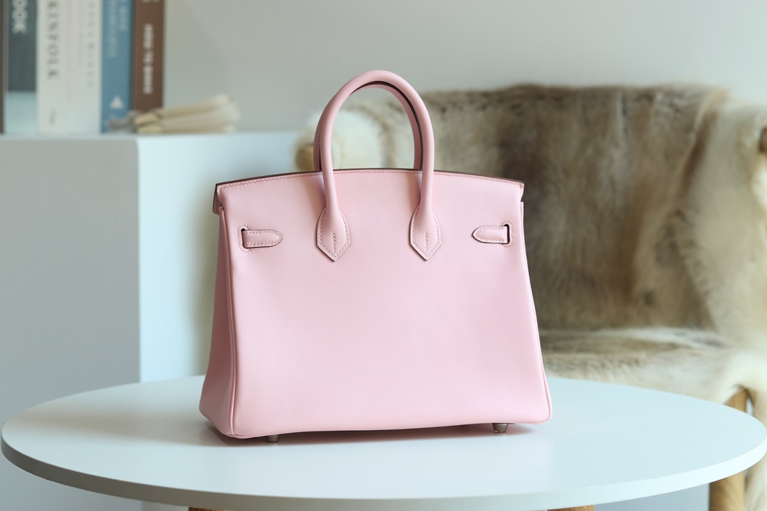 [ STOCK ] HERMES BIRKIN 30CM 3Q  Rose Sakura Swift Silver hardware