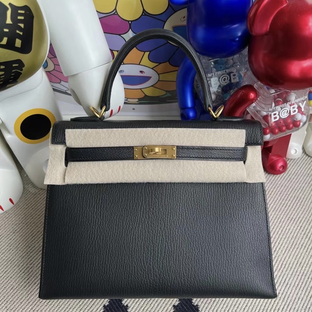 Hermes kelly 28cm S4 Deep Blue Epsom GHW-9938