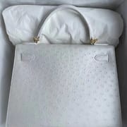 Hermes Kelly 28cm CK18 Etoupe Togo silver hardware-6856