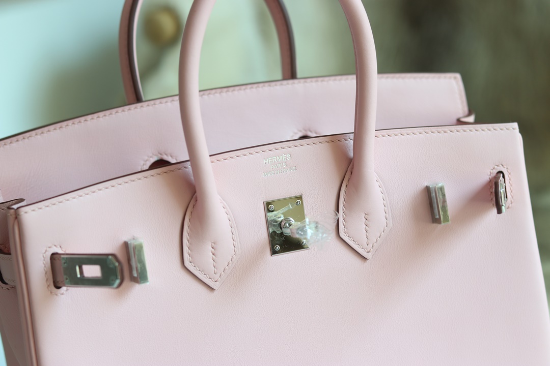 [ STOCK ] HERMES BIRKIN 30CM 3Q  Rose Sakura Swift Silver hardware
