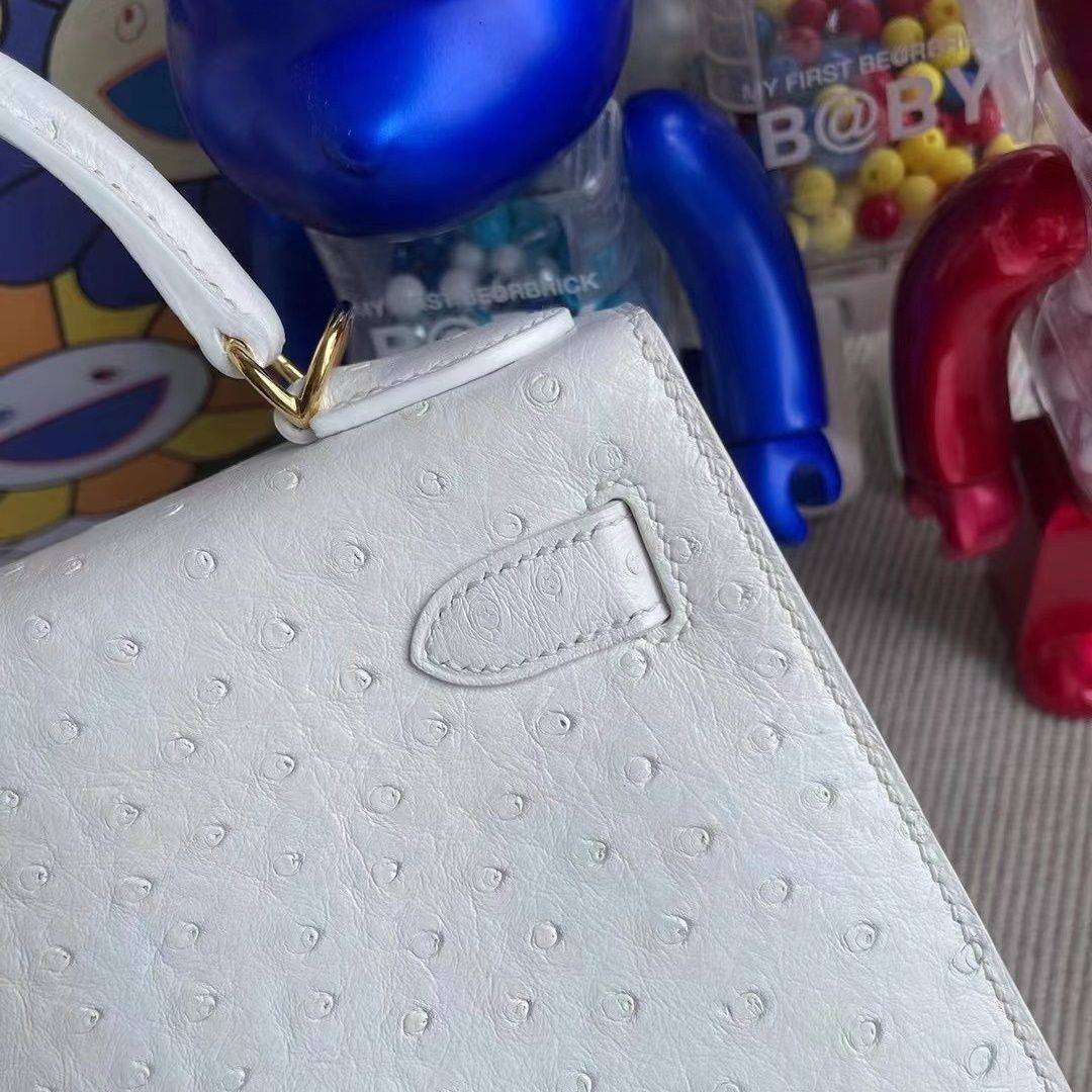 Hermes Kelly 28cm CK18 Etoupe Togo silver hardware-6856