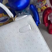 Hermes Kelly 28cm CK18 Etoupe Togo silver hardware-6856