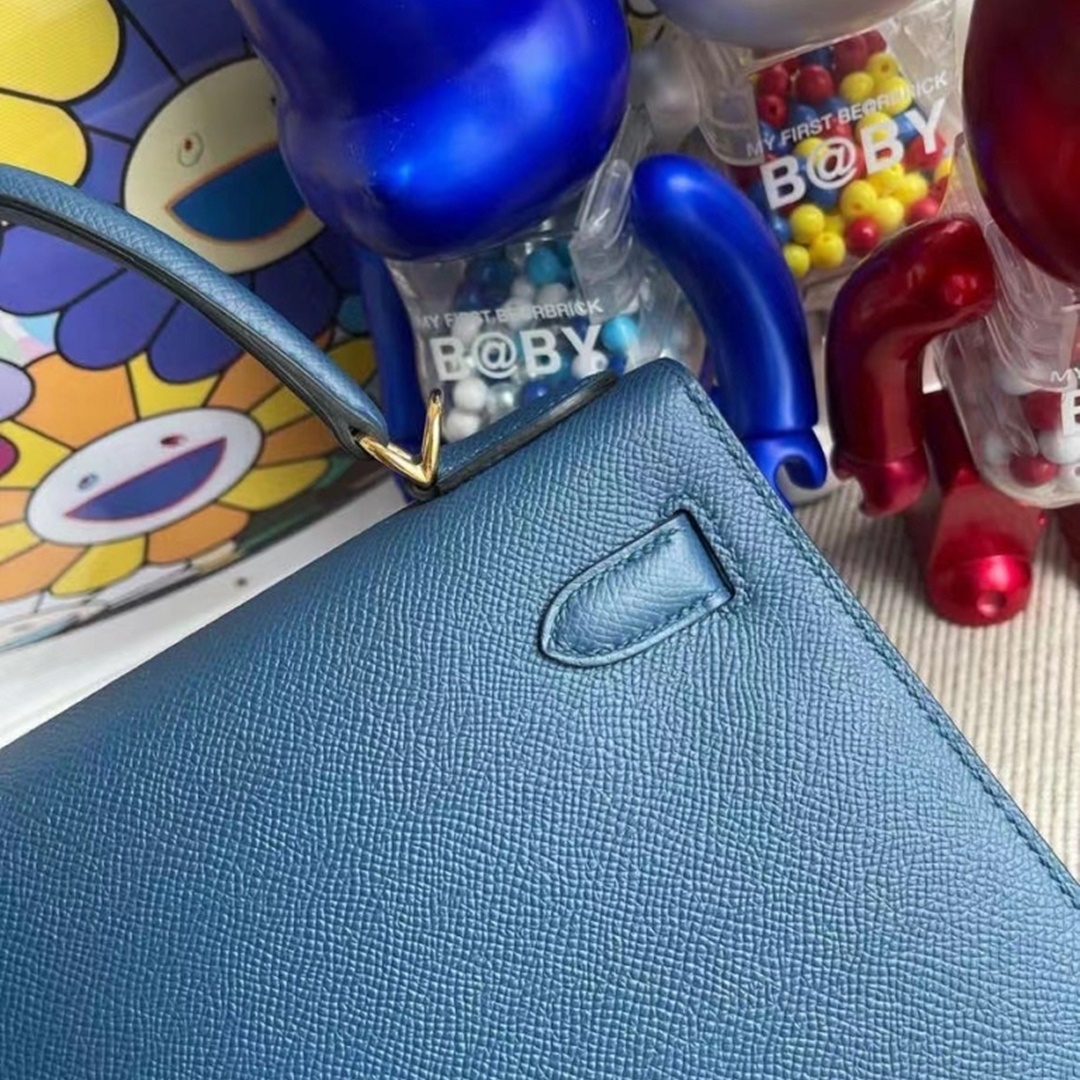 Hermes kelly 28cm S4 Deep Blue Epsom GHW Hermes kelly 28cm S4 Deep Blue Epsom GHW
