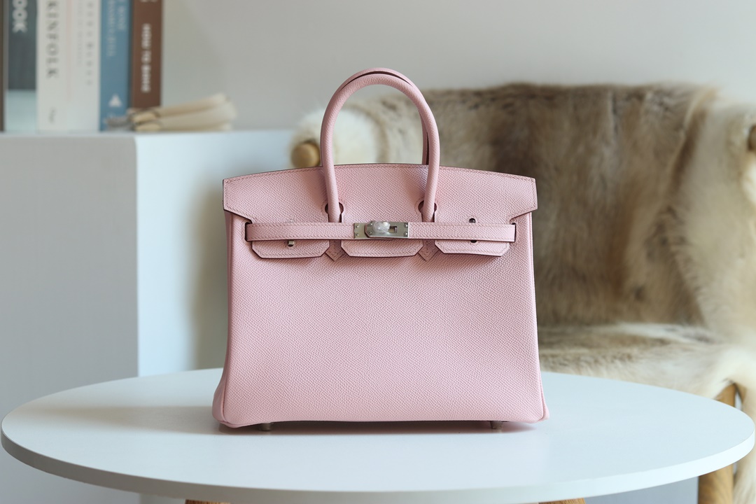 [ STOCK ] HERMES BIRKIN 30CM 3Q  Rose Sakura TOGO Silver hardware-8539