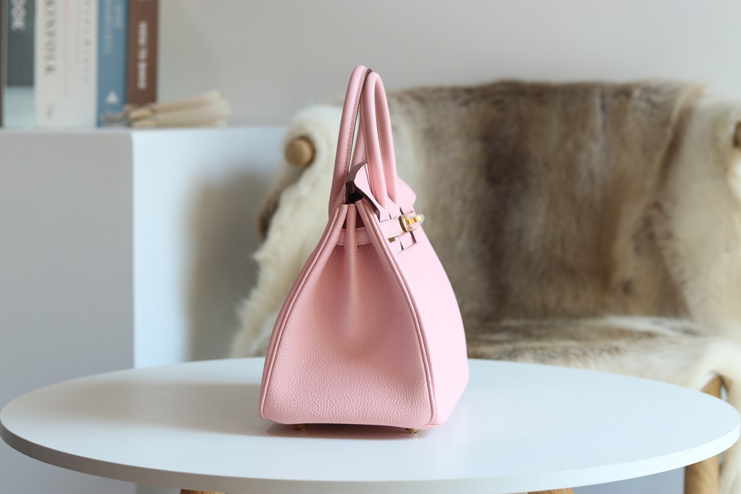 [ STOCK ] HERMES BIRKIN 30CM 3Q  Rose Sakura TOGO Silver hardware