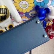 Hermes Kelly 28cm Hss Epsom 9V Jaune Dor 37 gold-9418