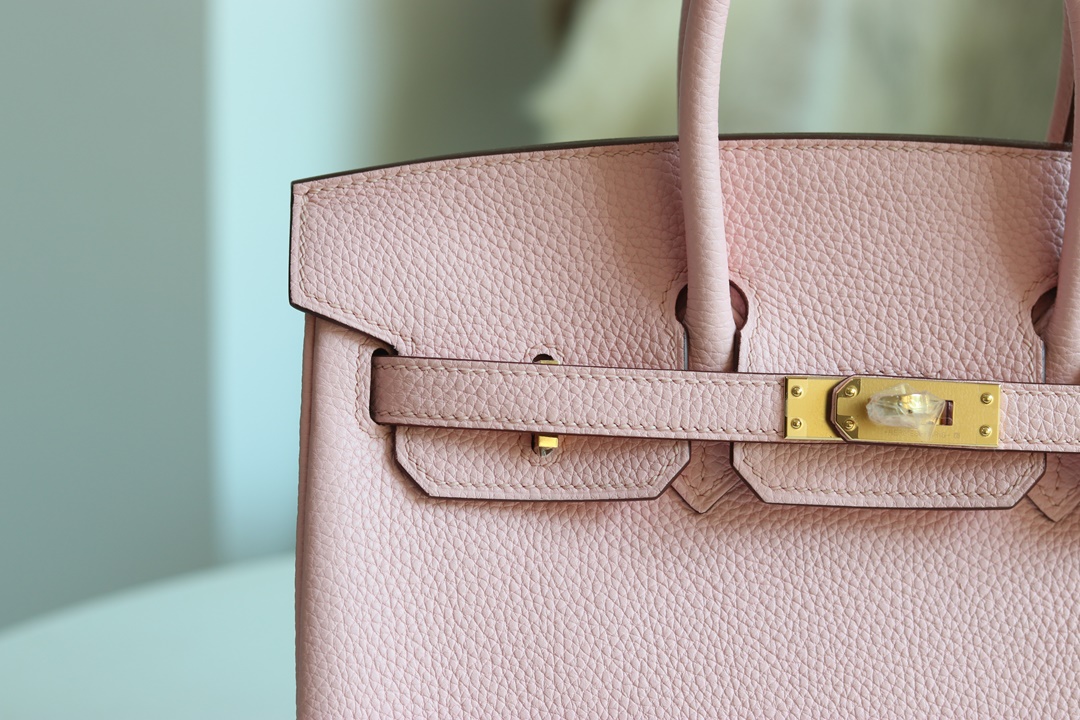 [ STOCK ] HERMES BIRKIN 30CM 3Q  Rose Sakura TOGO Silver hardware