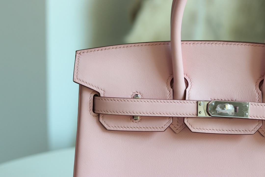 [ STOCK ] HERMES BIRKIN 30CM 3Q  Rose Sakura Swift Silver hardware
