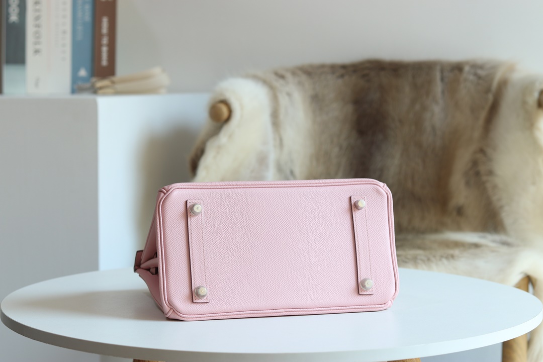 [ STOCK ] HERMES BIRKIN 30CM 3Q  Rose Sakura TOGO Silver hardware-8539