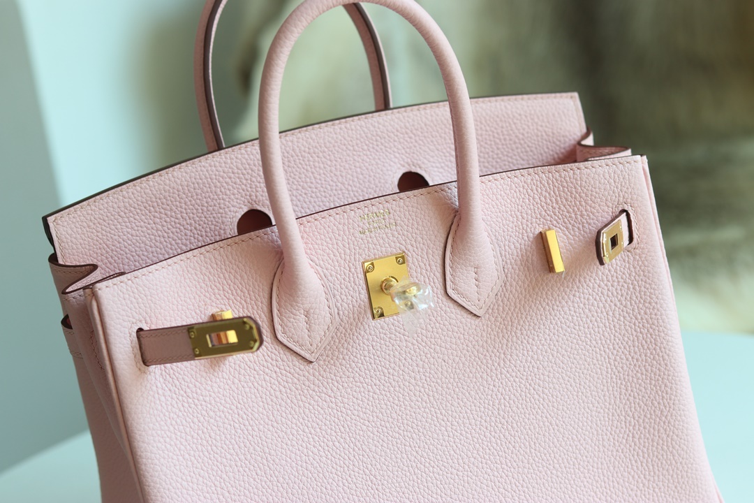 [ STOCK ] HERMES BIRKIN 30CM 3Q  Rose Sakura TOGO Silver hardware