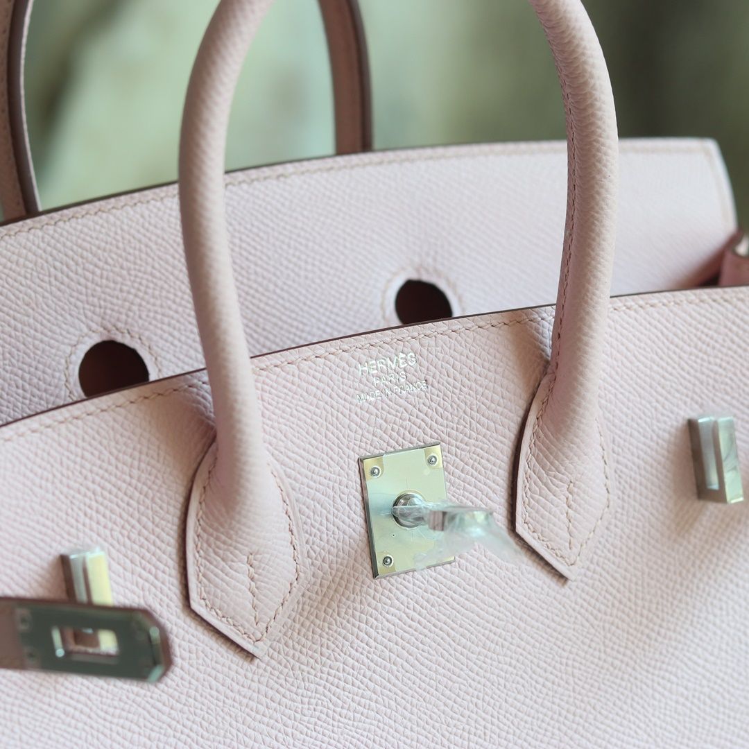 [ STOCK ] HERMES BIRKIN 30CM 3Q  Rose Sakura TOGO Silver hardware-8539