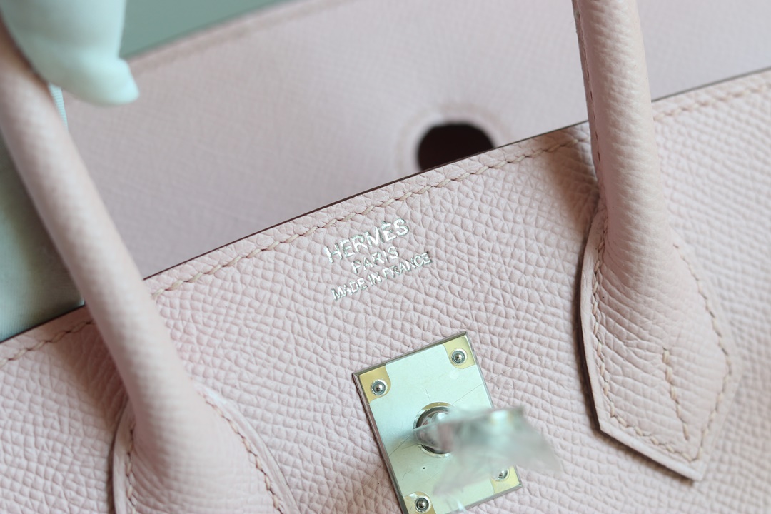 [ STOCK ] HERMES BIRKIN 30CM 3Q  Rose Sakura TOGO Silver hardware-8539