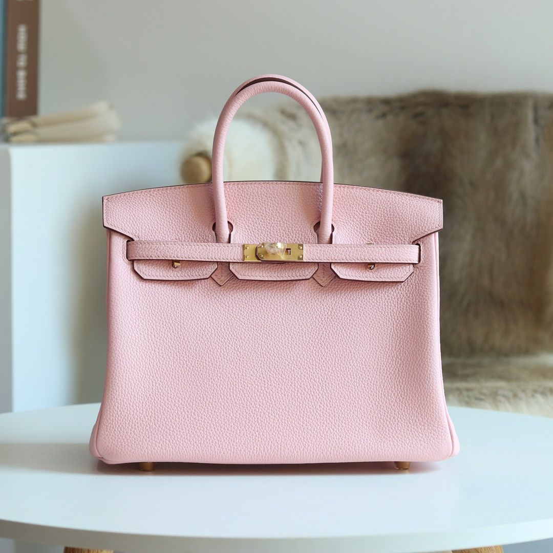 Birkin 25cm Togo 3Q  Rose Sakura Phw