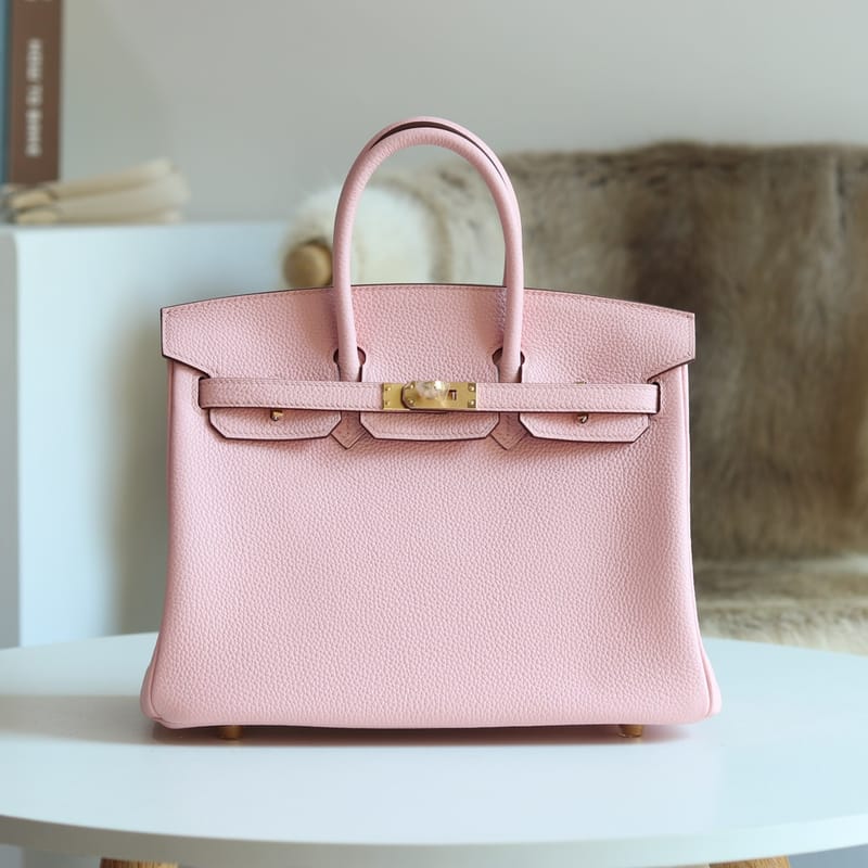 Birkin 25cm Togo 3Q  Rose Sakura Phw