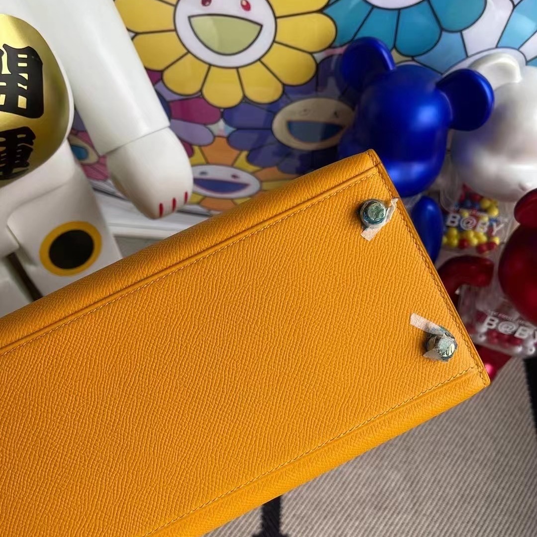 Hermes Kelly 28cm Hss Epsom 9V Jaune Dor 37 gold Hermes Kelly 28cm Hss Epsom 9V Jaune Dor 37 gold