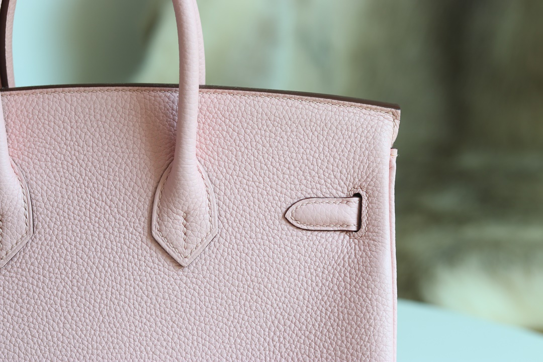 [ STOCK ] HERMES BIRKIN 30CM 3Q  Rose Sakura TOGO Silver hardware