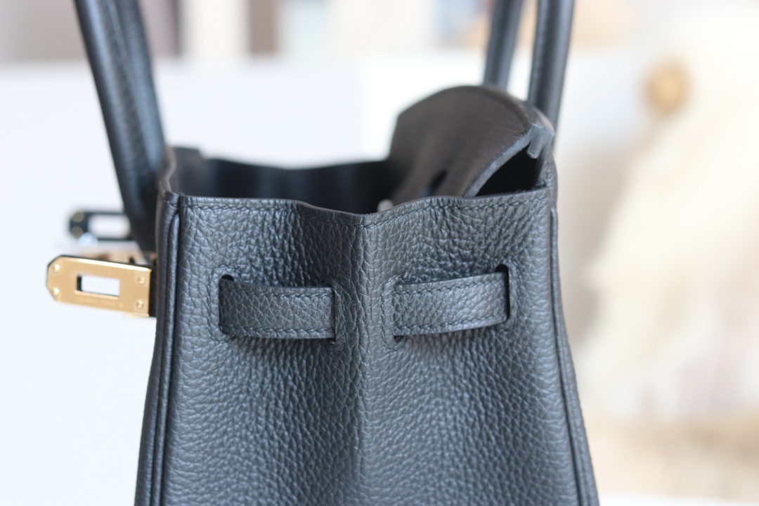[ STOCK ] 10%OFF : BIRKIN25 89 NOIR TOGO GHW HARDWARE-8539