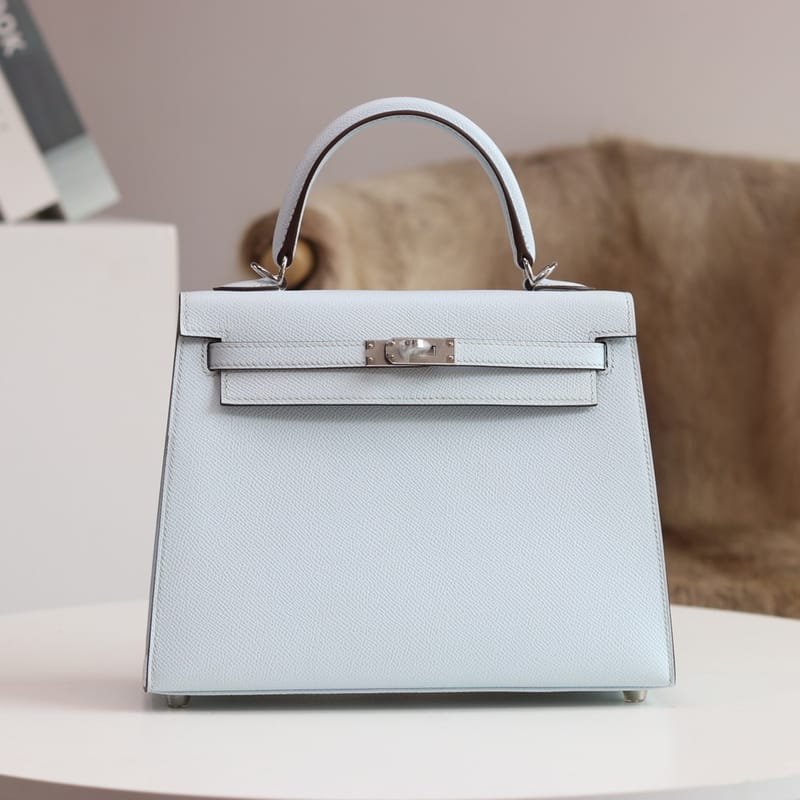 Kelly 25cm T0 Epsom Silver Hardware