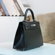 HERMES KELLY25 T0 Blue Brume TOGO PHW-7586