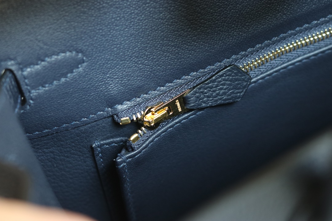 [ STOCK ] 10%OFF: Hermès Birkin 25cm Togo 2Z Blue nuit GHW