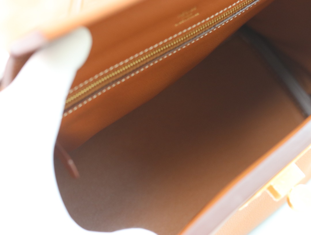 【 STOCK 】Hermès Kelly Mini 24/24 21cm evercolor swift gold golden brown silver