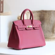 [ STOCK ] 10%OFF:Birkin 25 Togo K1 Rouge Grenat Gold hardware