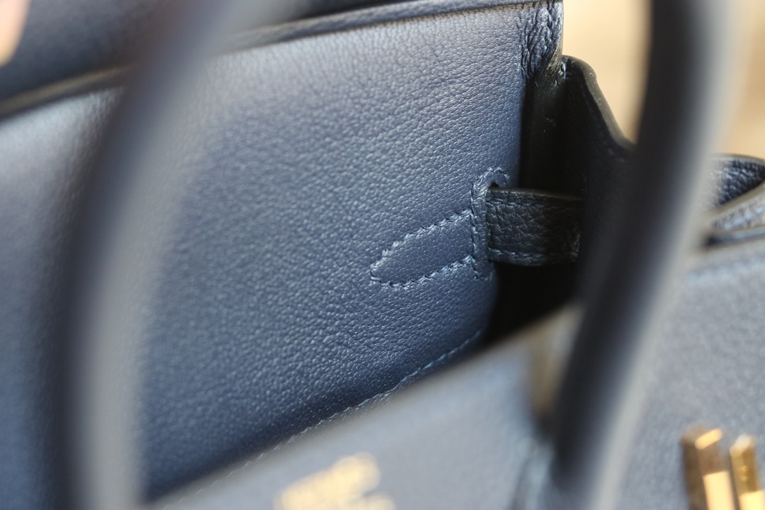 [ STOCK ] 10%OFF: Hermès Birkin 25cm Togo 2Z Blue nuit GHW