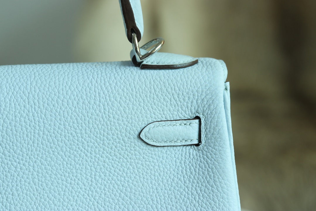 HERMES KELLY25 T0 Blue Brume TOGO PHW