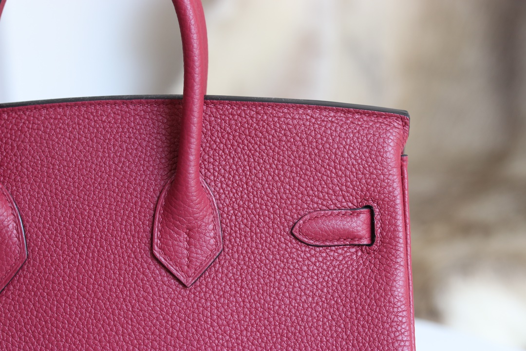 [ STOCK ] 10%OFF:Birkin 25 Togo K1 Rouge Grenat Gold hardware
