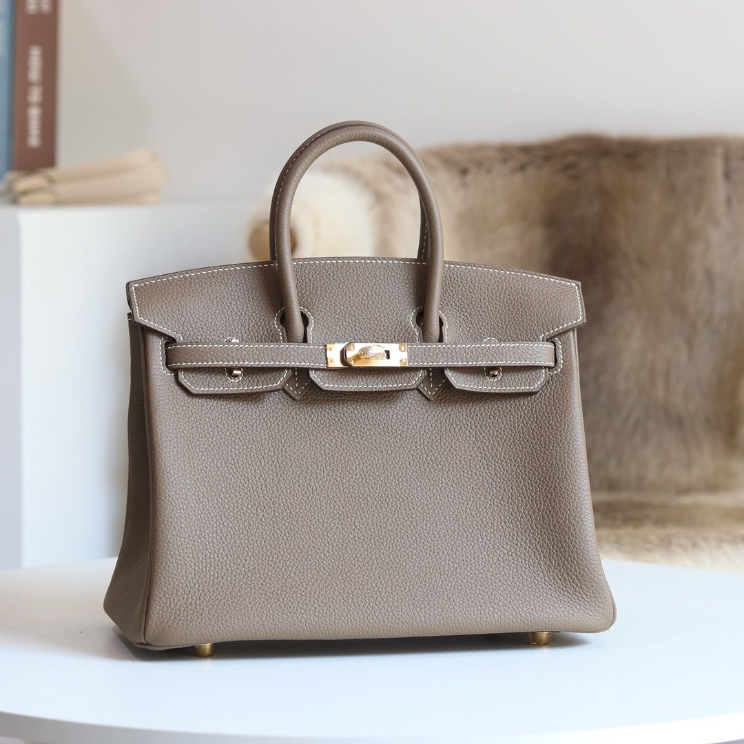 STOCK: BIRKIN 25/30 CK18 ETOUPE TOGO GHW-1419