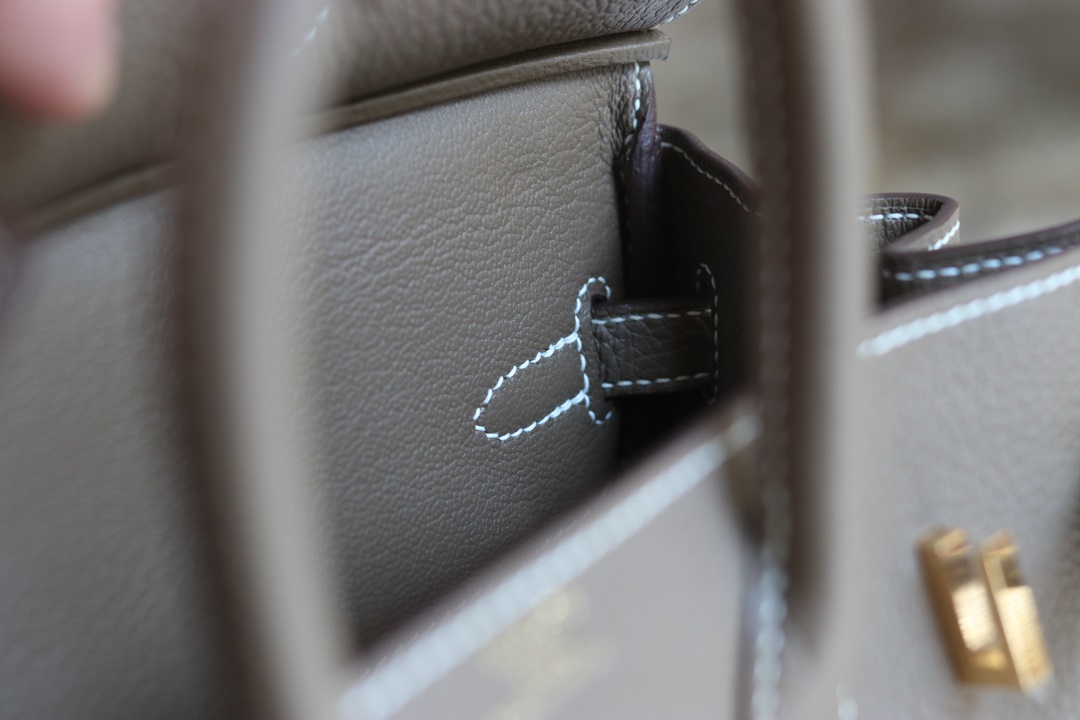 STOCK: HERMES BIRKIN 25 CK18 ETOUPE TOGO GHW