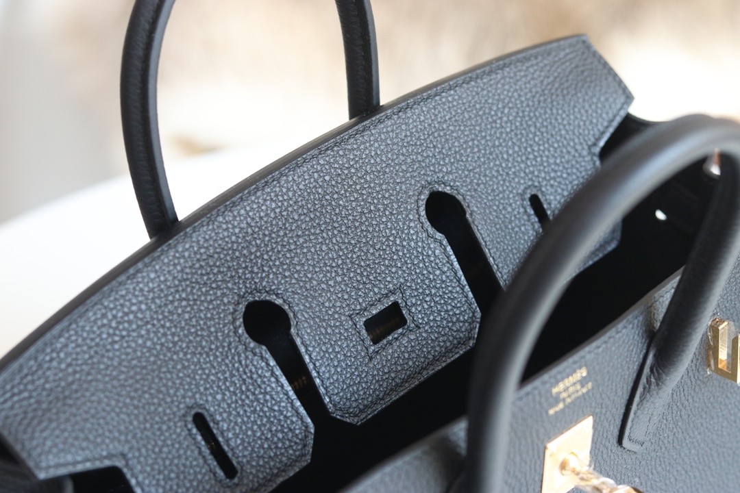 [ STOCK ] 10%OFF : BIRKIN25 89 NOIR TOGO GHW HARDWARE-8539