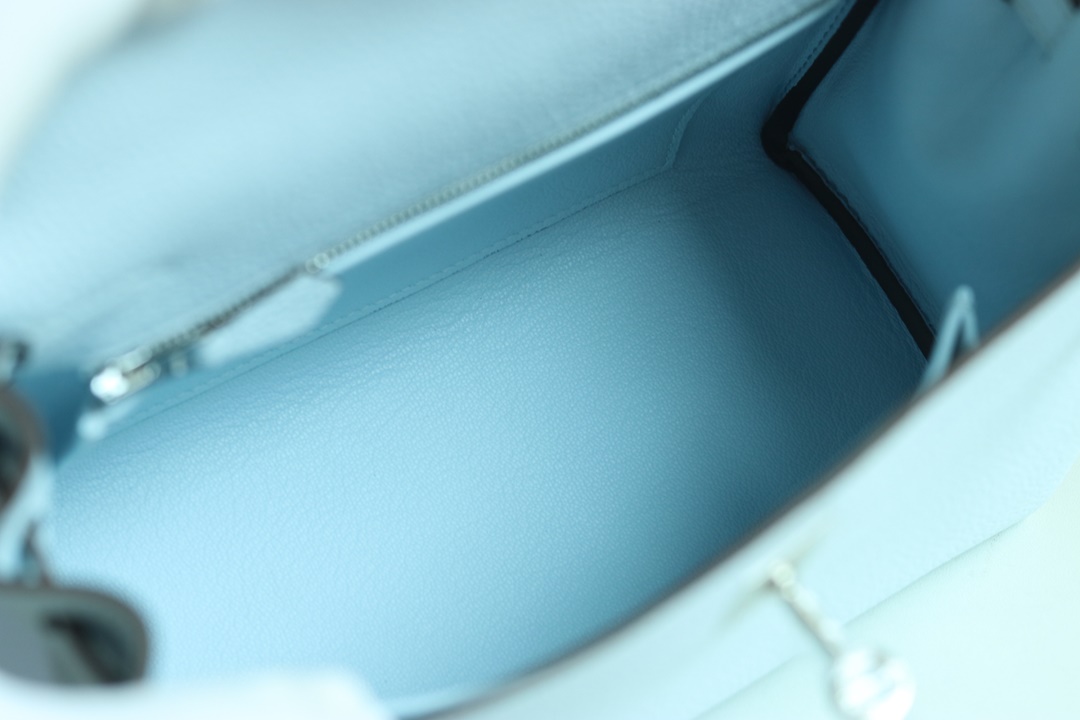HERMES KELLY25 T0 Blue Brume TOGO PHW