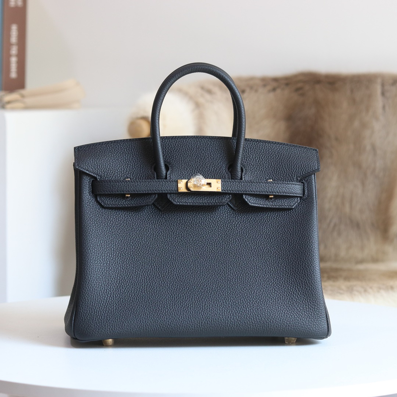 [ STOCK ] 10%OFF : BIRKIN25 89 NOIR TOGO GHW HARDWARE-8539