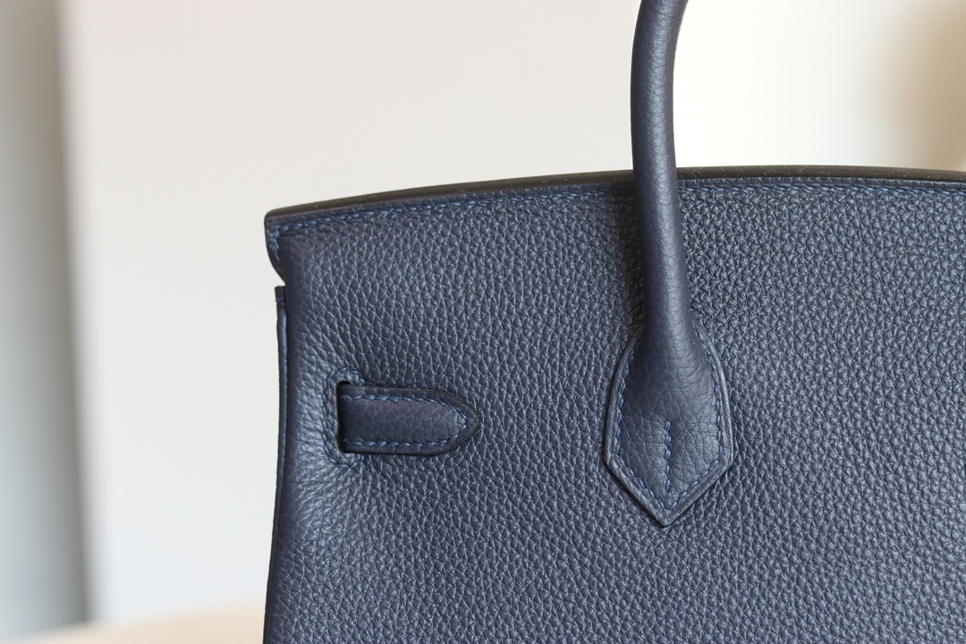 [ STOCK ] 10%OFF: Hermès Birkin 25cm Togo 2Z Blue nuit GHW