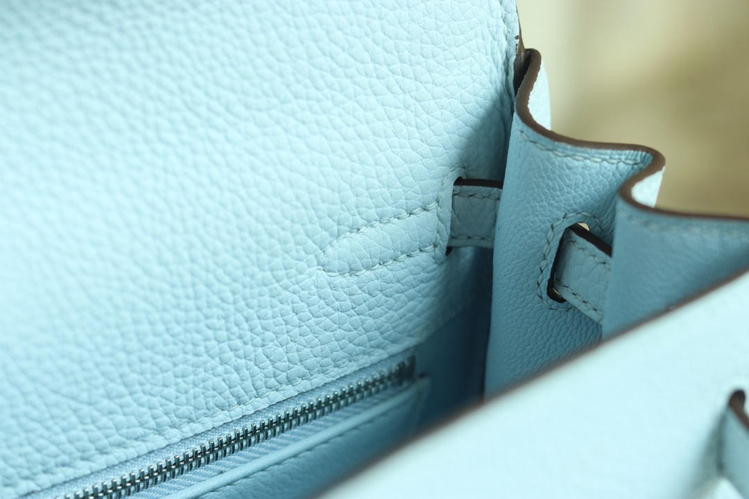HERMES KELLY25 T0 Blue Brume TOGO PHW