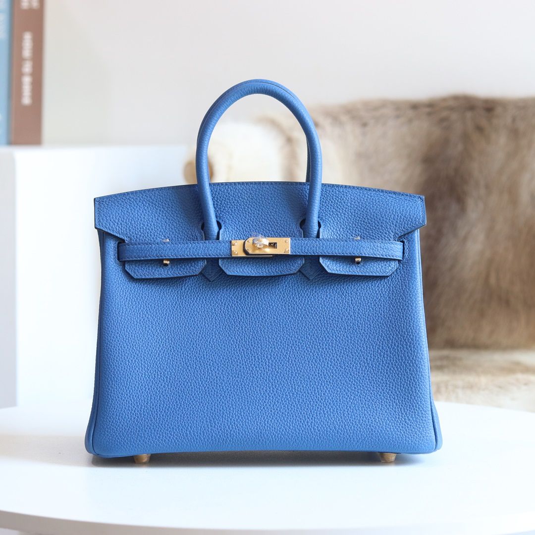 Birkin 25cm Togo O8 Bleu Royal Ghw