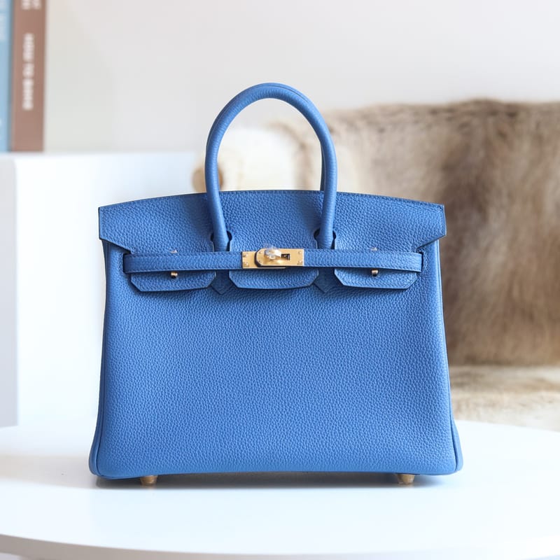 Birkin 25cm Togo O8 Bleu Royal Ghw