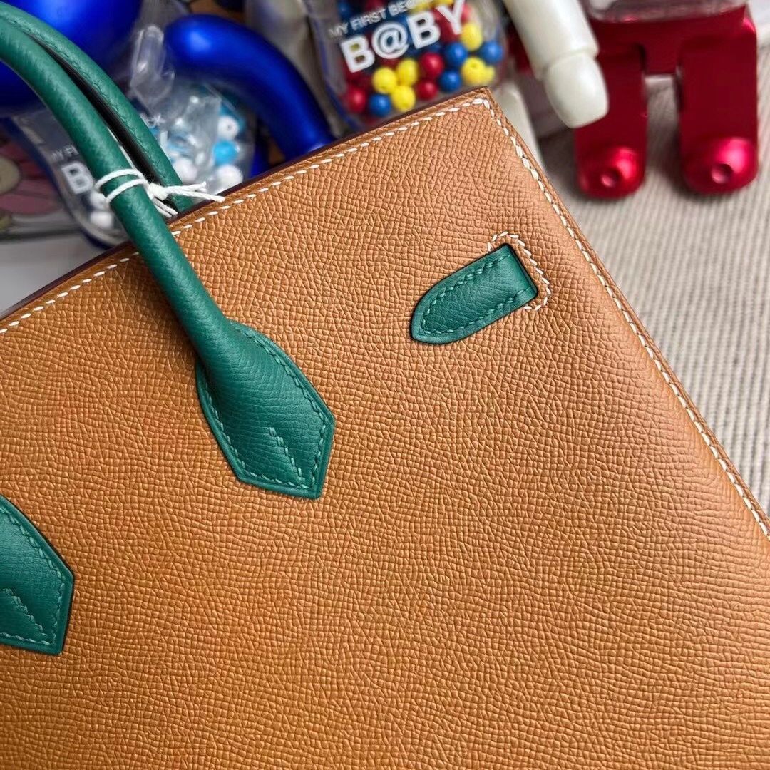 Hermès Birkin 25cm Togo S2 Trench  All hand sewing-0793