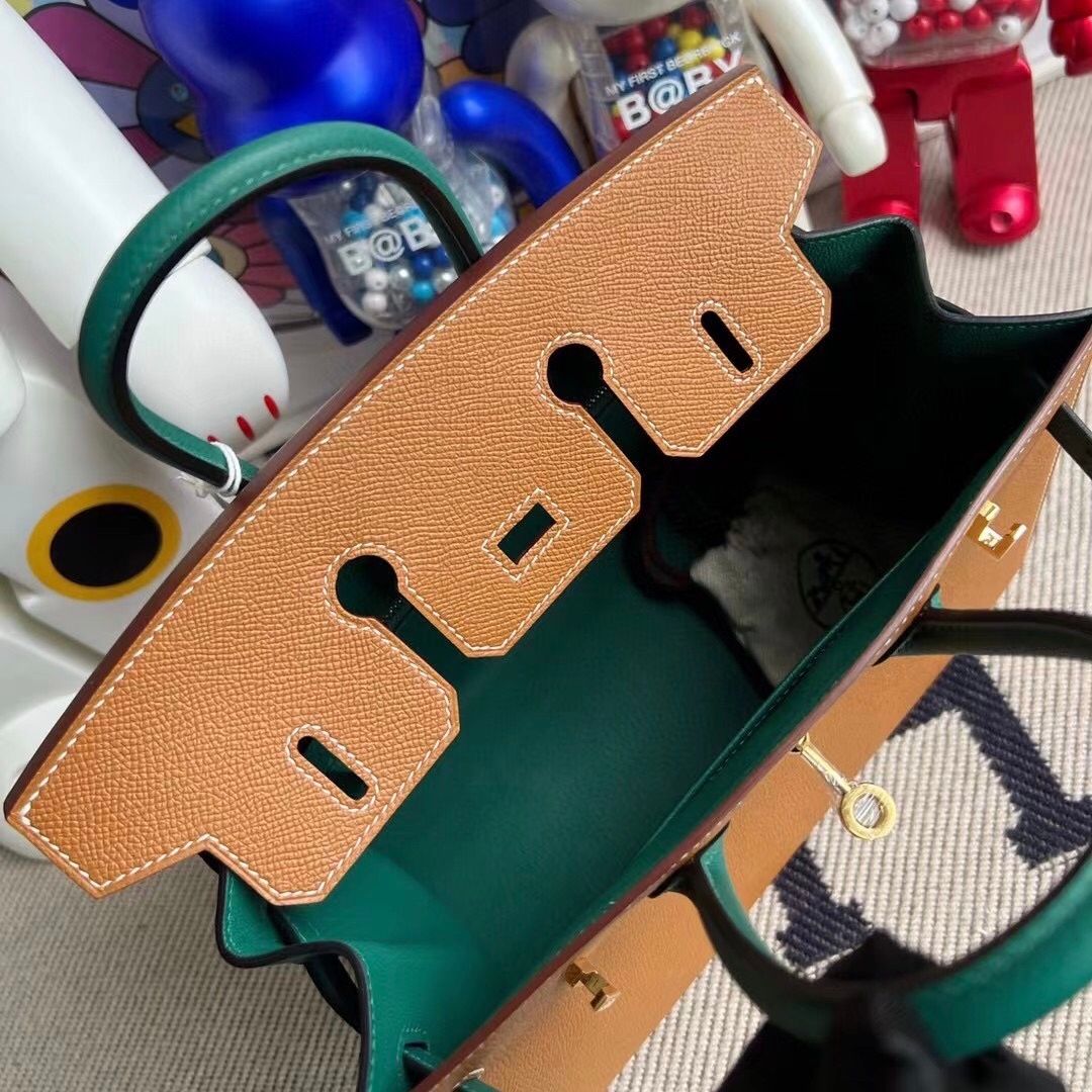Hermès Birkin 25cm Togo S2 Trench  All hand sewing-0793