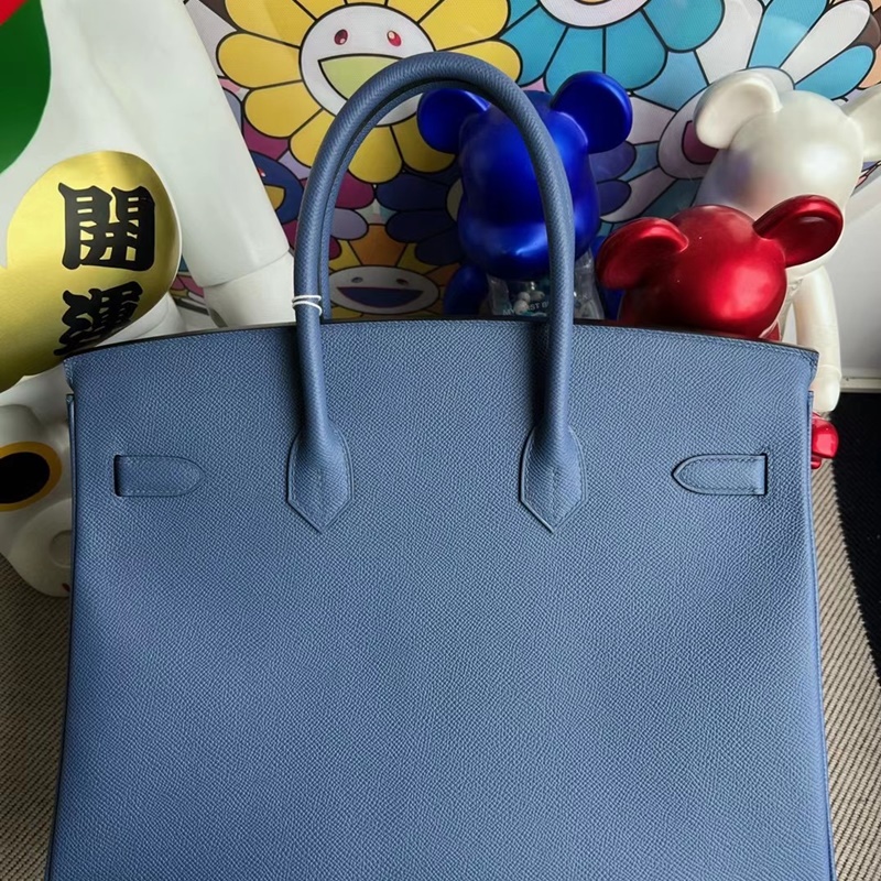 Hermes Birkin 35cm Epsom 7E Bleu Brighton Hermes Birkin 35cm Epsom 7E Bleu Brighton