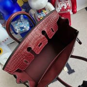Hermès Birkin 25cm Touch Togo  Matte Alligator Crocodile 37 Gold  All hand sewing-8329