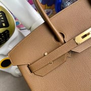 Hermes Birkin 35 Swift 47 chocolate 93 Orange PHW-3103
