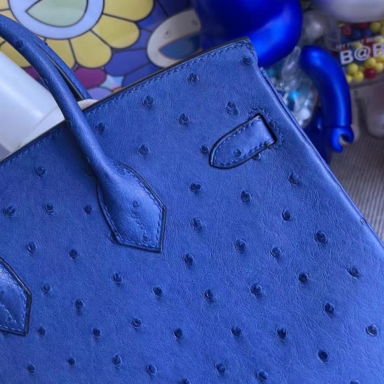 Hermes Bag price and pictures Birkin 25 Ostrich 7Q Blue Mykonos Gold hardware Hermes Bag price and pictures Birkin 25 Ostrich 7Q Blue Mykonos Gold hardware
