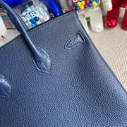 Hermès Birkin 25cm Touch Togo  Matte Alligator Crocodile 55 Rouge H All hand sewing-1701