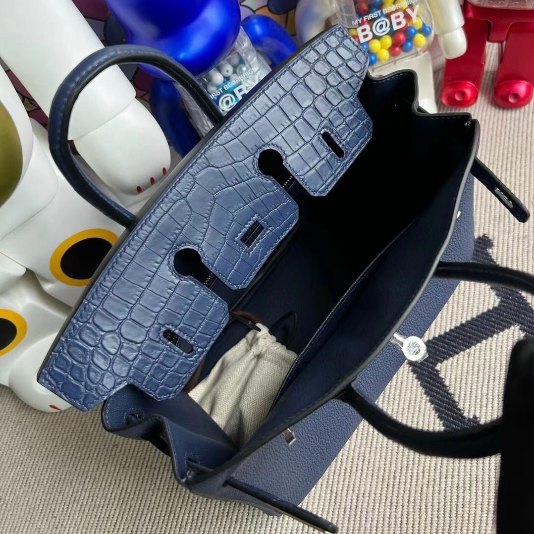 Hermès Birkin 25cm Touch Togo  Matte Alligator Crocodile 55 Rouge H All hand sewing-1701