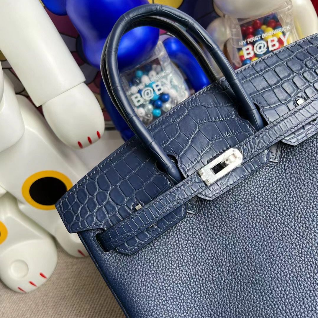 Hermès Birkin 25cm Touch Togo  Matte Alligator Crocodile 55 Rouge H All hand sewing-1701