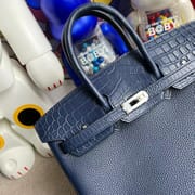 Hermès Birkin 25cm Touch Togo  Matte Alligator Crocodile 55 Rouge H All hand sewing-1701