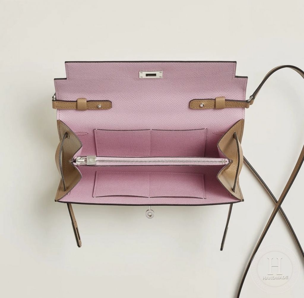 Kelly Classique To Go verso wallet ChaïMauve Sylvestre Epsom Kelly Classique To Go verso wallet ChaïMauve Sylvestre Epsom
