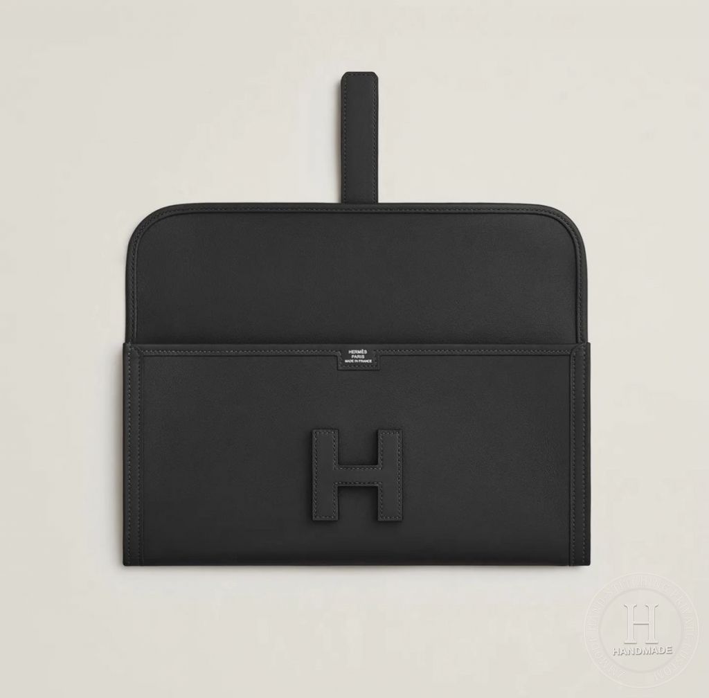 Hermès Jige Elan 29 clutch Noir Swift